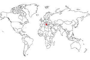 Mapa de localización de los países más chicos del mundo