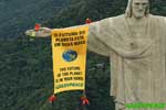 Acciones reivindicativas de Greenpeace durante la Cumbre