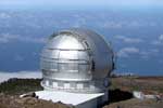 Gran Telescopio Canarias sobre el mar de nubes