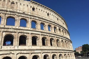 Coliseo de Roma -o anfiteatro Flavio-