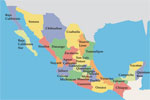 Mapa de los Estados Mexicanos