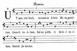 Partitura de canto gregoriano