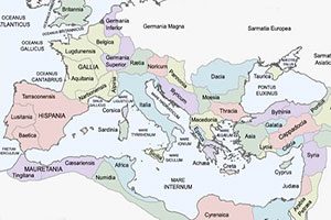 Las provincias en las que se dividía el Imperio Romano