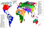 Mapa de los tipos de lenguas en el mundo