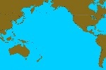 Mapa del Océano Pacífico