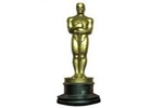 Estatuilla de un Óscar de Hollywood