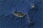 Archipiélago de Madeira, a vista de satélite