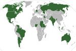 Mapa de los Estados federales existentes en el mundo