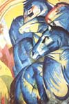 Caballos azules, de Franz Marc