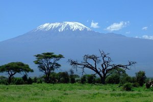 El Monte Kilimanjaro, la montaña de mayor altura del continente africano