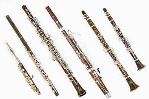 Los distintos tipos de instrumentos de viento-madera